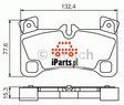 BOSCH Klocki hamulcowe - komplet 0 986 494 205