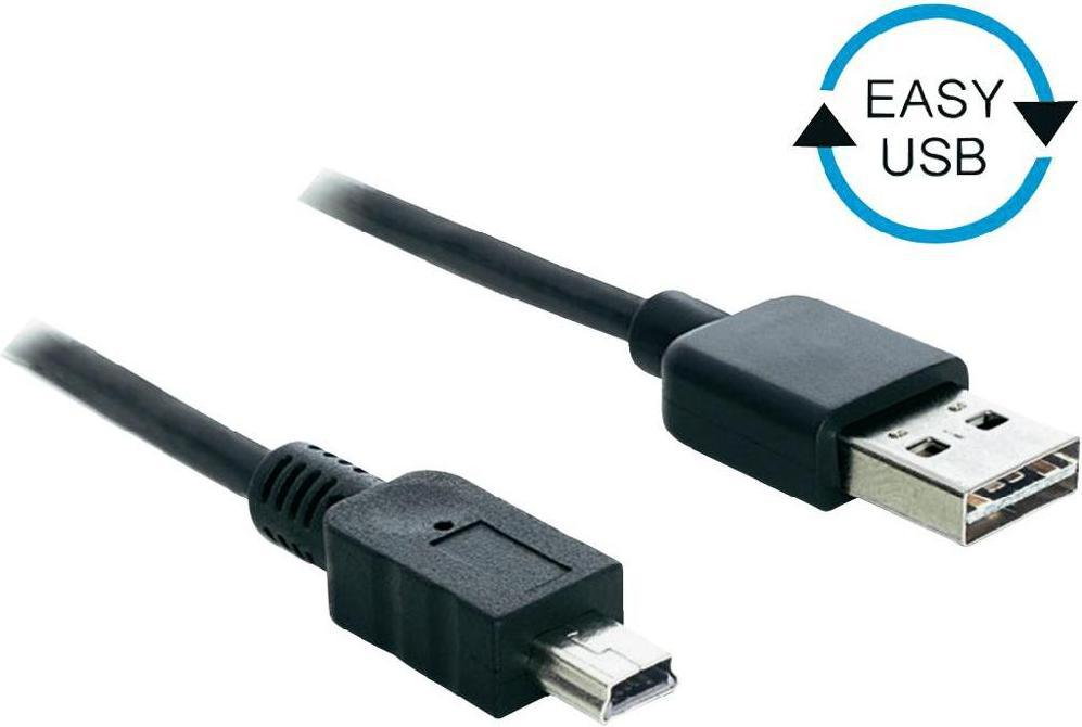 Delock Kabel USB 83365 [1x Złącze męskie USB 2.0 A - 1x Złącze męskie mini-U