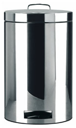 Brabantia Kosz na śmieci pedałowy 12l stal błyszcząca
