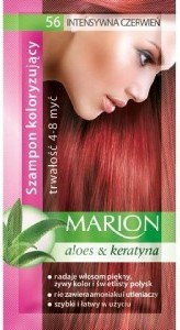 Marion Szampon Koloryzujący Aloes & Keratyna 56 intensywna czerwień