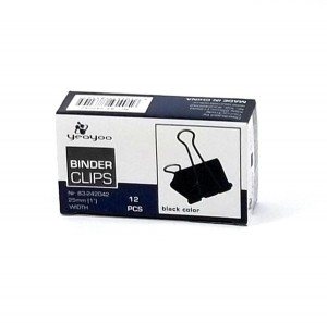 Taurus Klipy do akt biurowy 25 mm 12 sztuk TAU088