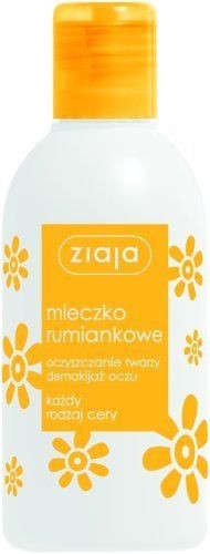 Ziaja MLECZKO RUMIANKOWE Nawilżające do demakijażu oczu i Twarzy Do każdego rodzaju cery 200ml