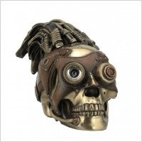 Veronese FIGURA CZASZKA STEAMPUNK -