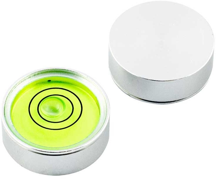 Libella pudełkowa okrągła LP 2509 żółta