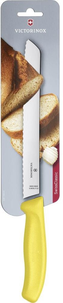 Victorinox Nóż do chleba żółty SwissClassic 6.8636.21L8B