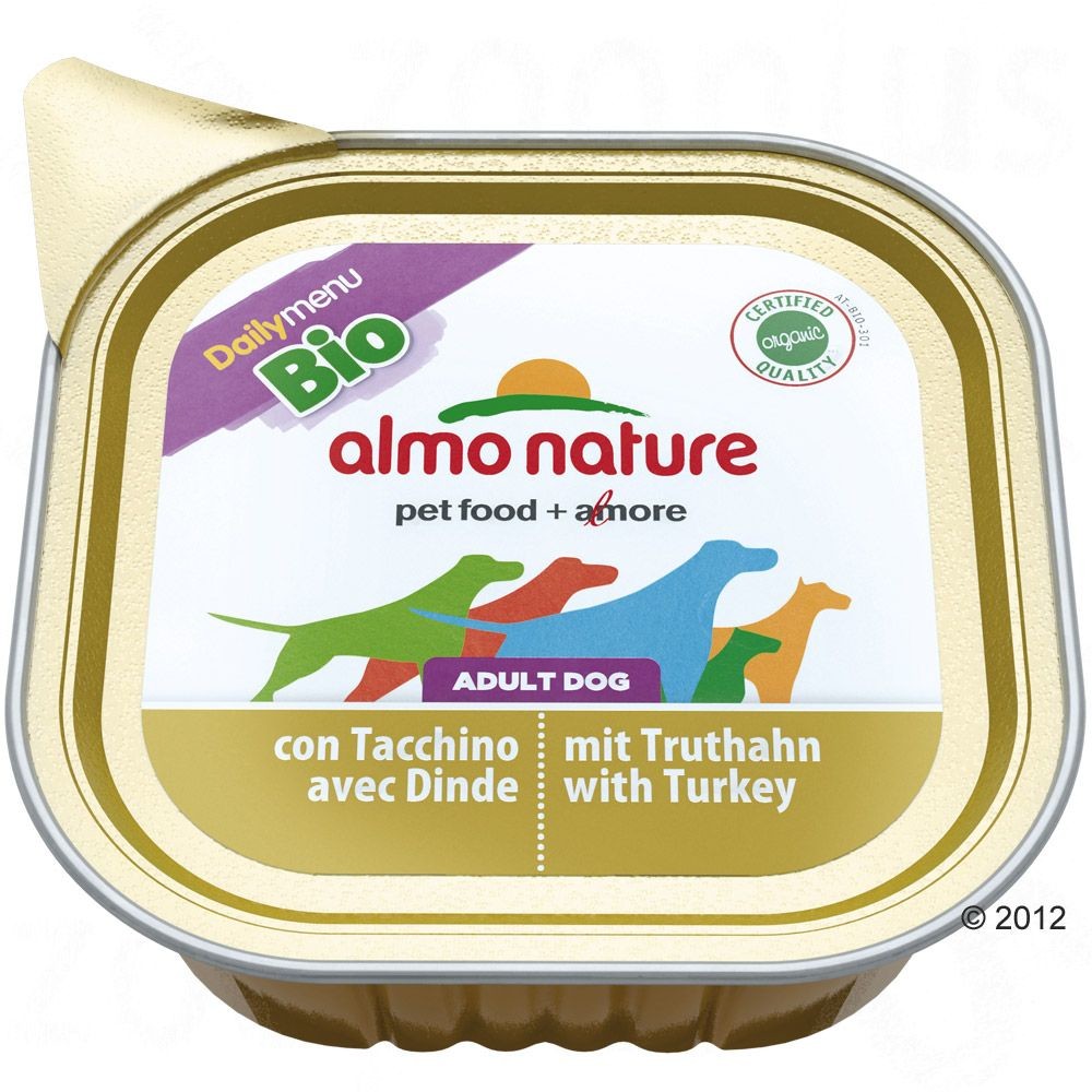 Almo Nature Daily Menu Bio Paté 6 X 100 G - Indyk