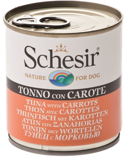 Schesir Dog Tuńczyk z marchewką 12x285g