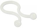 InLine Organizer Opaska twist do porządkowania kabli, 10-13 mm, białe, 100 sztuk (59966P)