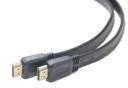 PremiumCord Kabel HDMI - HDMI Ethernet, Płaski, 2 m, Czarny kphdmep2