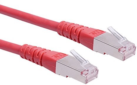 Rotronic ROLINE S/FTP-(PiMF-) Patch Cable Kat, czerwony 20 M 21151401