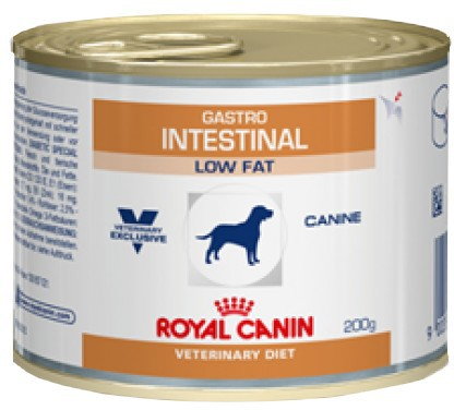 Royal Canin Veterinary Diet Canine Gastro Intestinal Low Fat Puszka 200g