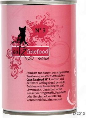 Catz Finefood w puszce, 6 x 400 g - Drób