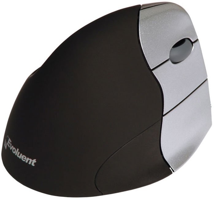 Evoluent Vert Optical Mouse 3 V2 RH Czarno-srebrna (VM3R2-RSB)