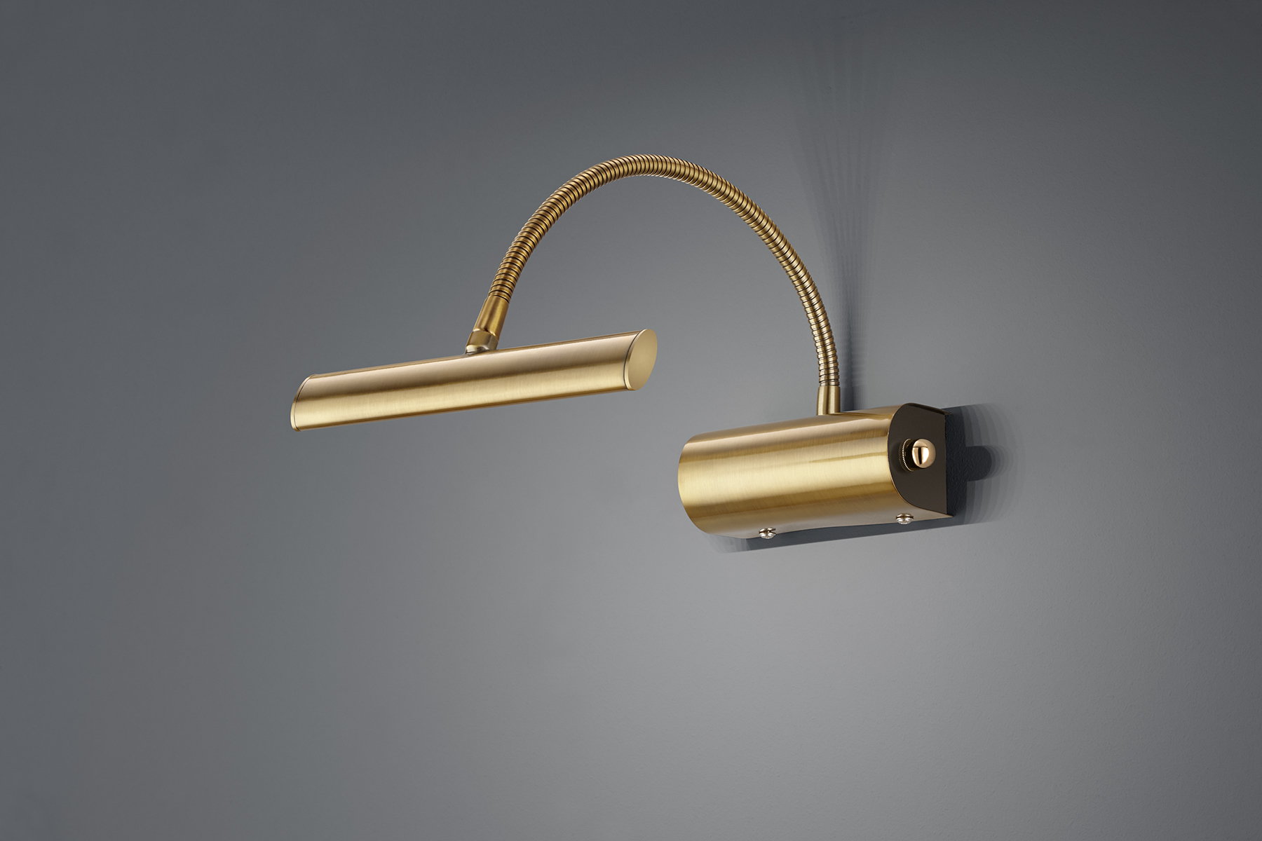 Trio LED galeryjka CURTIS, 1x4W, antyczny mosiadz / ściemniacz 279770104