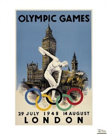 Pyramid Posters London 1948 Olympics - reprodukcja PPR43047