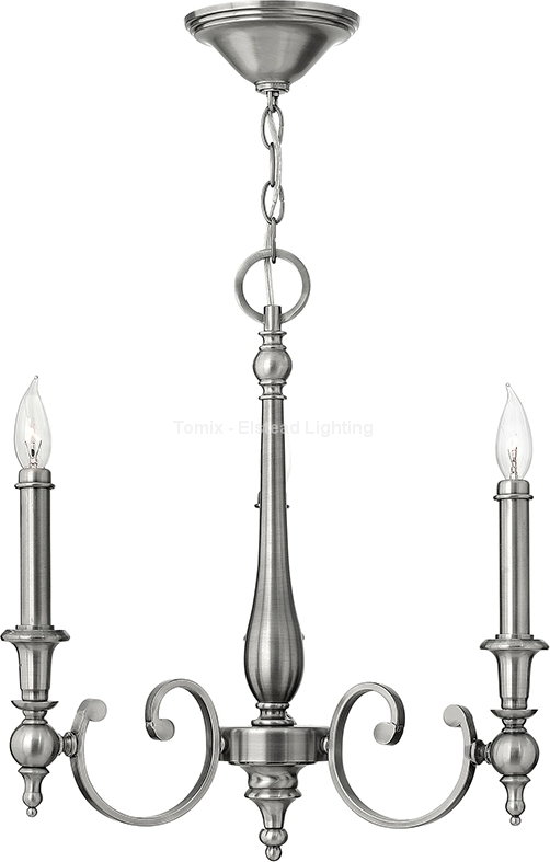 Elstead Lighting Lampa wisząca YORKTOWN kol. ANTYCZNY Nikiel (HK/YORKTOWN3) - Hinkley -