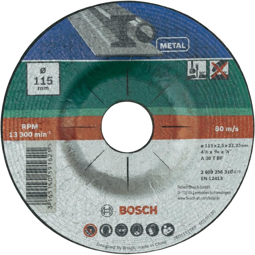 Bosch Tarcza tnąca wygięta metal 2609256311 Średnica 125 mm 1 szt