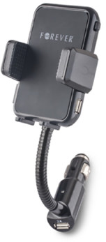 Uchwyt samochodowy na telefonL 2 x USB FOREVER UH110