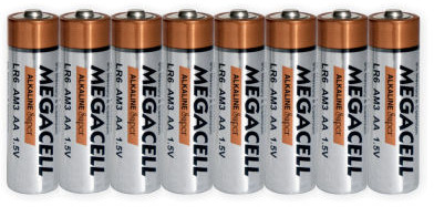 Megacell 8 x bateria alkaliczna LR6 AA