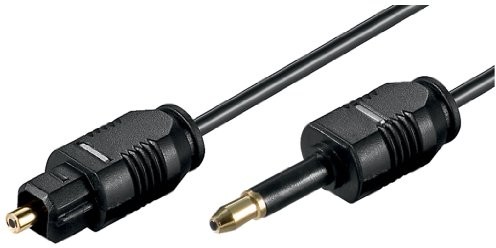 Wentronic 51224 światłowód przewód (1 m) Czarny 51224
