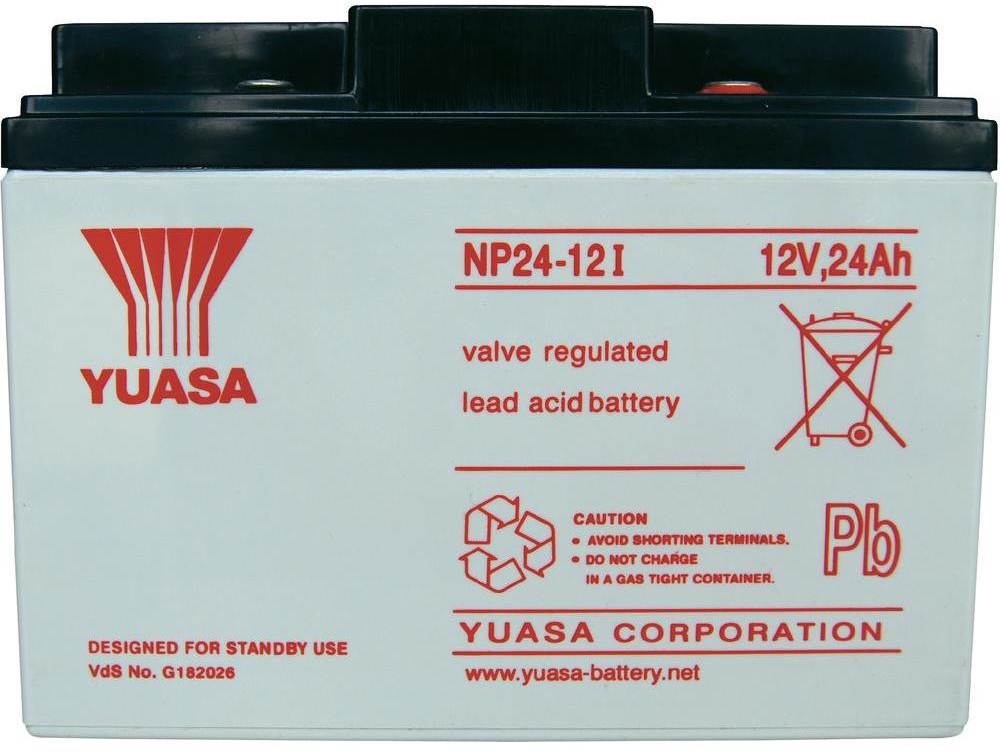 Yuasa Akumulator żelowy AGM Yuasa NP24-12 12 V 24 Ah