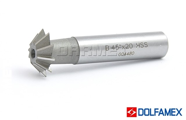 DOLFAMEX Frez kątowy zewnętrzny DIN1833-B, 45° x 20MM