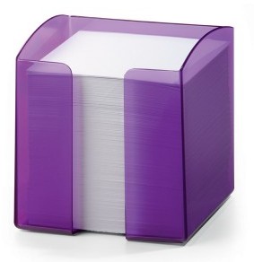 Durable Pojemnik z karteczkami TREND fioletowy transparentny