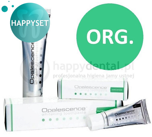 Ultradent OPALESCENCE HappySET Original 133g - wybielające pasty do zębów o świeżym, miętowym smaku (ZESTAW 3 DUŻYCH PAST ORIGINAL - SZTUKA ZA 33.30)