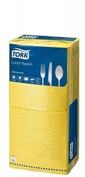 Tork ółta serwetka lunchowa, składane w 1/4 (cena za 2000 szt.) 477841