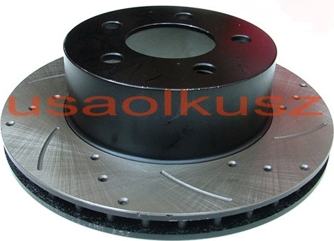 Przednia NAWIERCANA wentylowana tarcza hamulcowa Jeep Grand Cherokee ZJ ZG