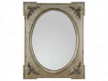 D2.Design Lustro wiszące Neron 80x100 srebrny