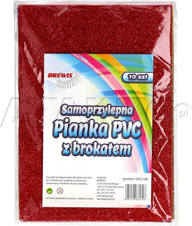 Brewis Pianka samoprzylepna A5 GK510B brokat (10) VB8345