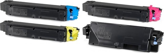 DobreTonery.PL Komplet tonerów zamienników DT5160KPLK do Kyocera-Mita Ecosys P7040 P7040cdn pasuje zamiast Kyocera-Mita TK5160K TK5160C TK5160M TK5160Y CMYK 16000/12000 stron