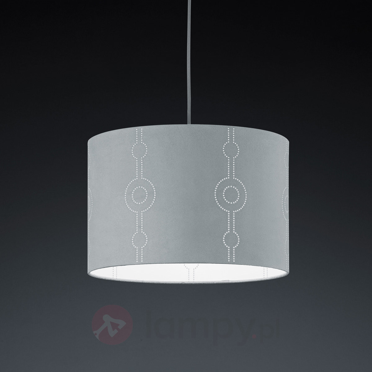 Trio Leuchten Materiałowa lampa wisząca Grannus