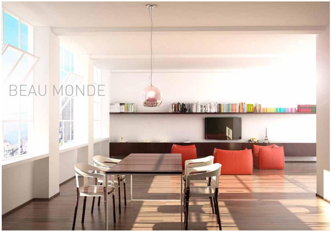 Redlux Beau Monde R10517 lampa wisząca miedź 1 x 60W E27