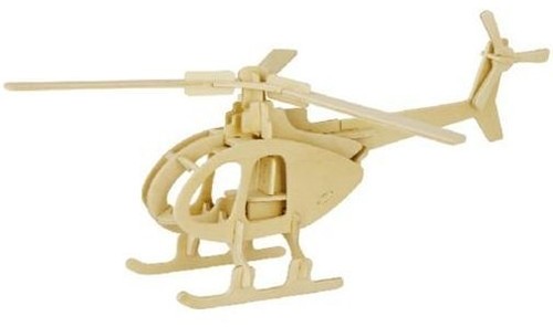 Anek Helikopter puzzle drewniane 3d