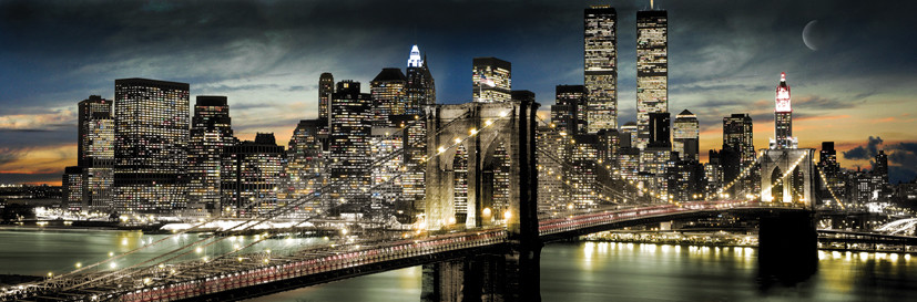 GBeye New York (Manhattan night&moon) - plakat DP0320