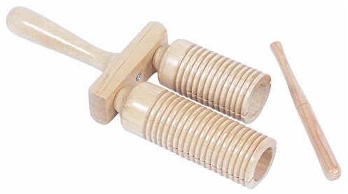 Performance Percussion pp3010 podwójne drewniane guiro z pałeczkami PP3010