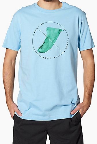 Reef T-Shirt męski DISEY TROPIC TEE LIGHT niebieski