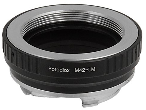 Fotodiox LENS Mount Adapter (Type 2), M42 (42 mm X1 Thread Screw) Lens to Leica M Series Camera, fits Leica M-Monochrome, M8.2, M9, M9-P, M10 and Ricoh GXR Mount A12 11LA-M42-Leica-M-v2