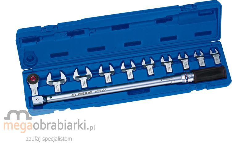 KING TONY klucz dynamometryczny z zestawem końcówek 345202D11MR