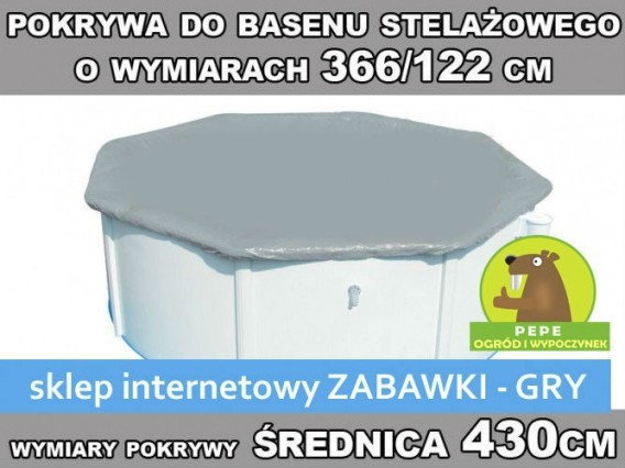 Bestway POKRYWA NA BASEN STELAŻOWY 366/122 cm 58292