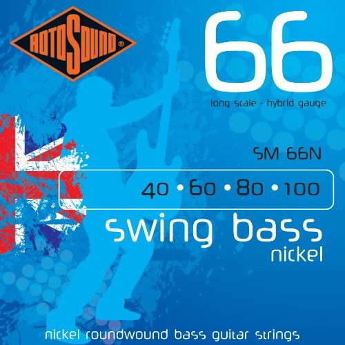 Rotosound rotos górne 66 Swing Bass Guitar Strings SM66N