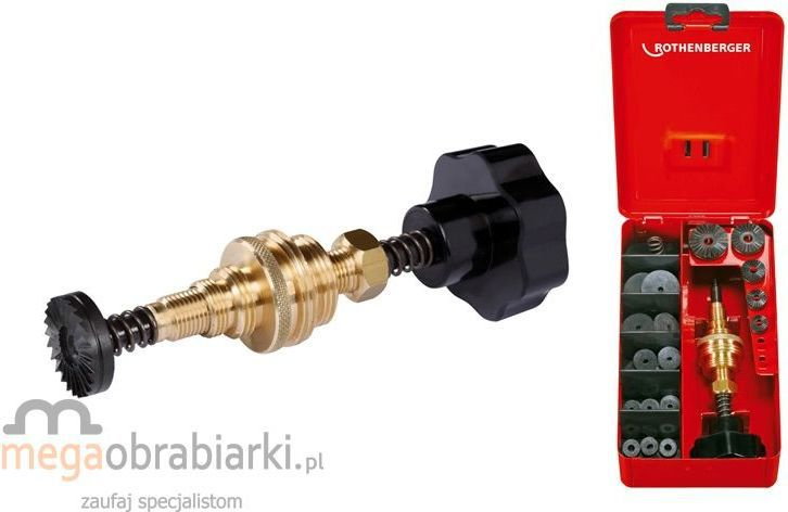 Rothenberger Przyrząd do frezowania gniazd zaworów 1/4- 1 cala w walizce stalowe