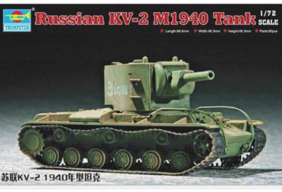 Trumpeter Soviet KV-2 M1940 Tank MTR-07235