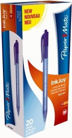Paper Mate Długopis automatyczny INKJOY 100 RT M niebieski PM042-1