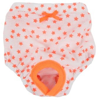 Puppia Paob-Pt1232 Schutzhöschen Taffy Sanitary, S, Orange