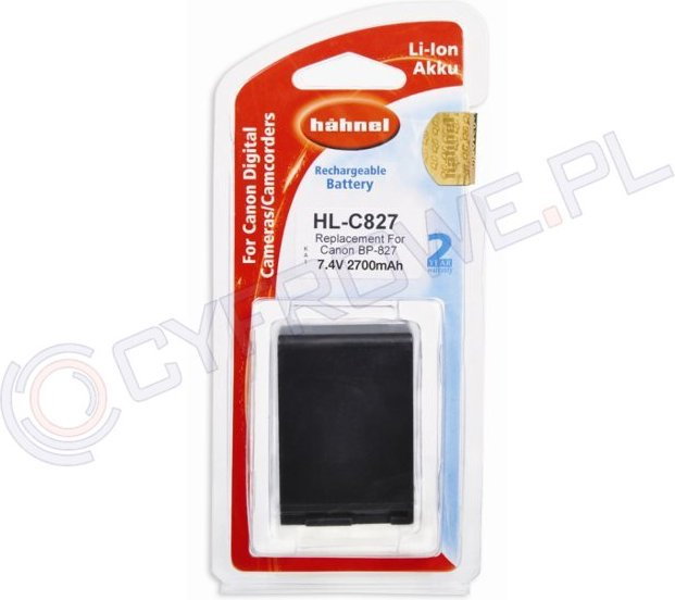 Hahnel akumulator HL-C827 (zamiennik Canon BP-827)