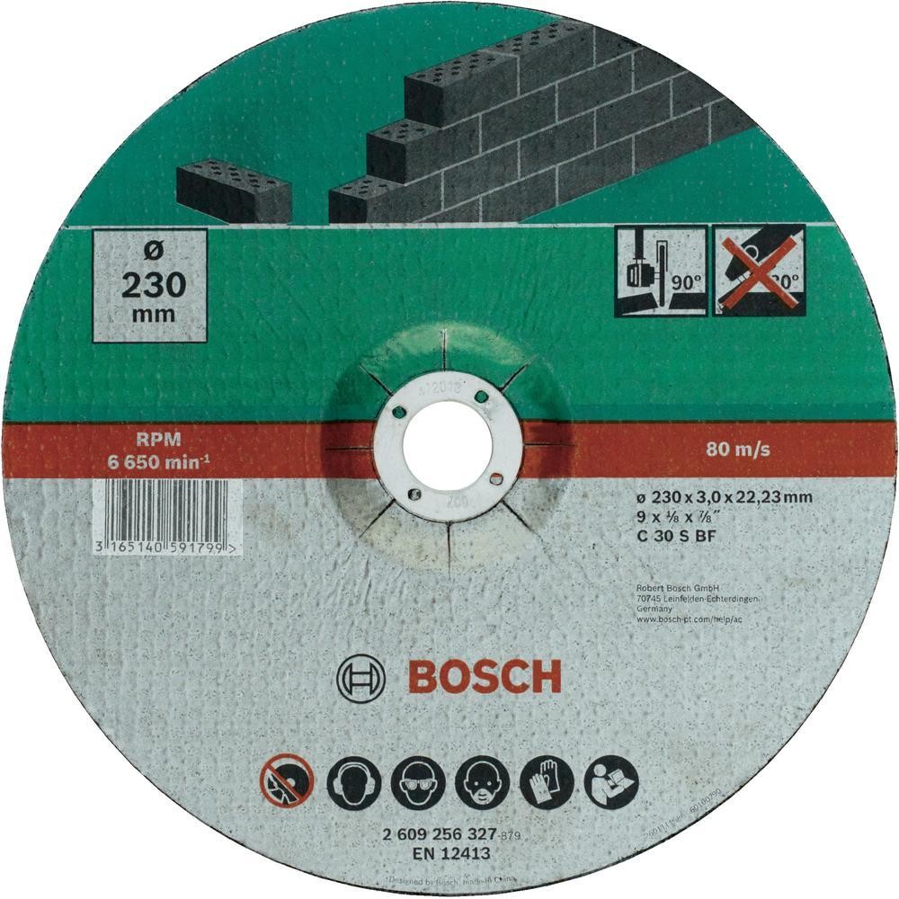 Bosch Tarcza tnąca wygięta kamień 2609256324 Średnica 115 mm 1 szt