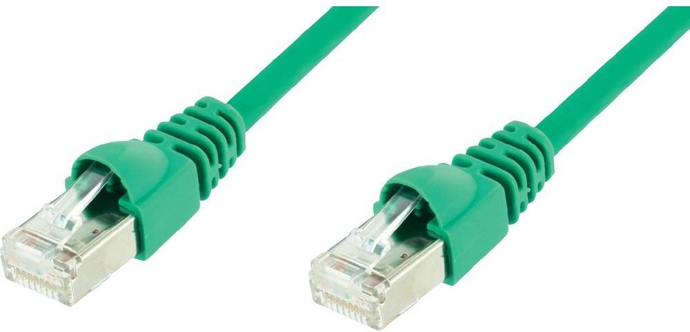 Telegaertner Kabel Sieciowy RJ45 L00004A0055 S/FTP CAT 6A 7.50 m Zielony